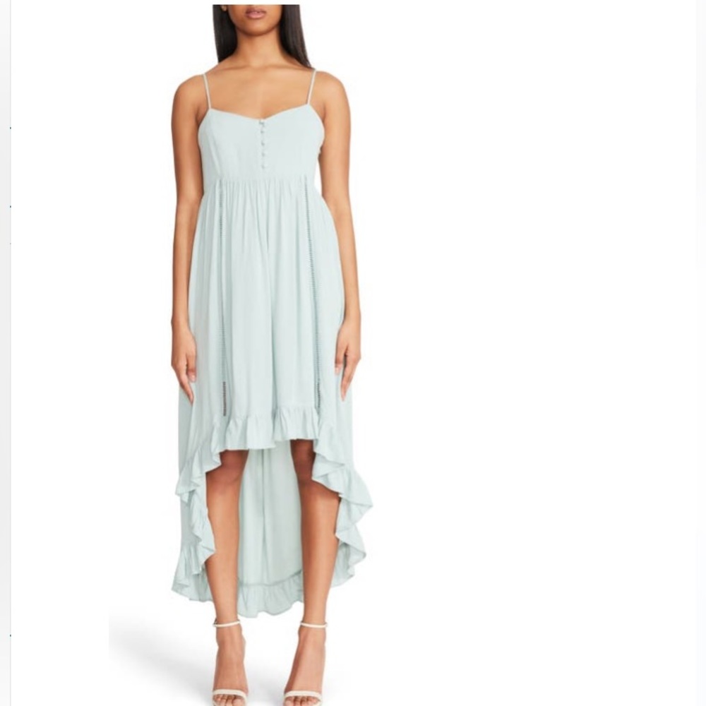 NWT BB DAKOTA by Steve Madden ruffled hi/low hem